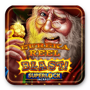 PLAY SUPERLOCK JACKPOT: EUREKA REEL BLAST SLOT MACHINE 